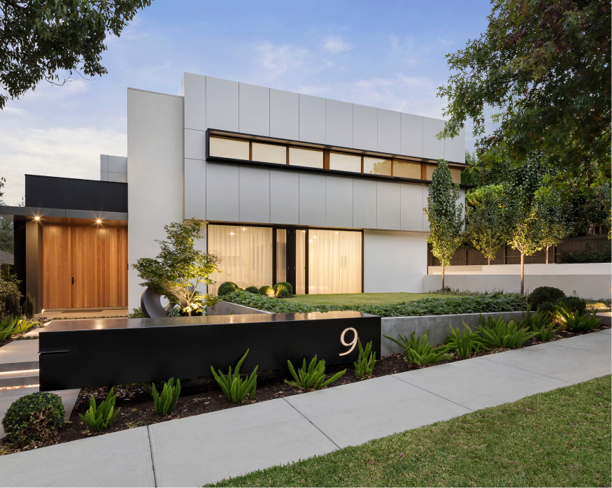 Luxury modern home exterior
